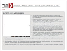 Tablet Screenshot of exportclub.at